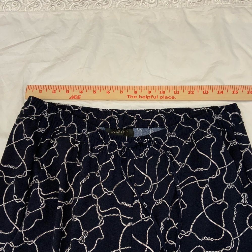 Talbots Elastic Waist Drawstring Pull On Pants Na… - image 4